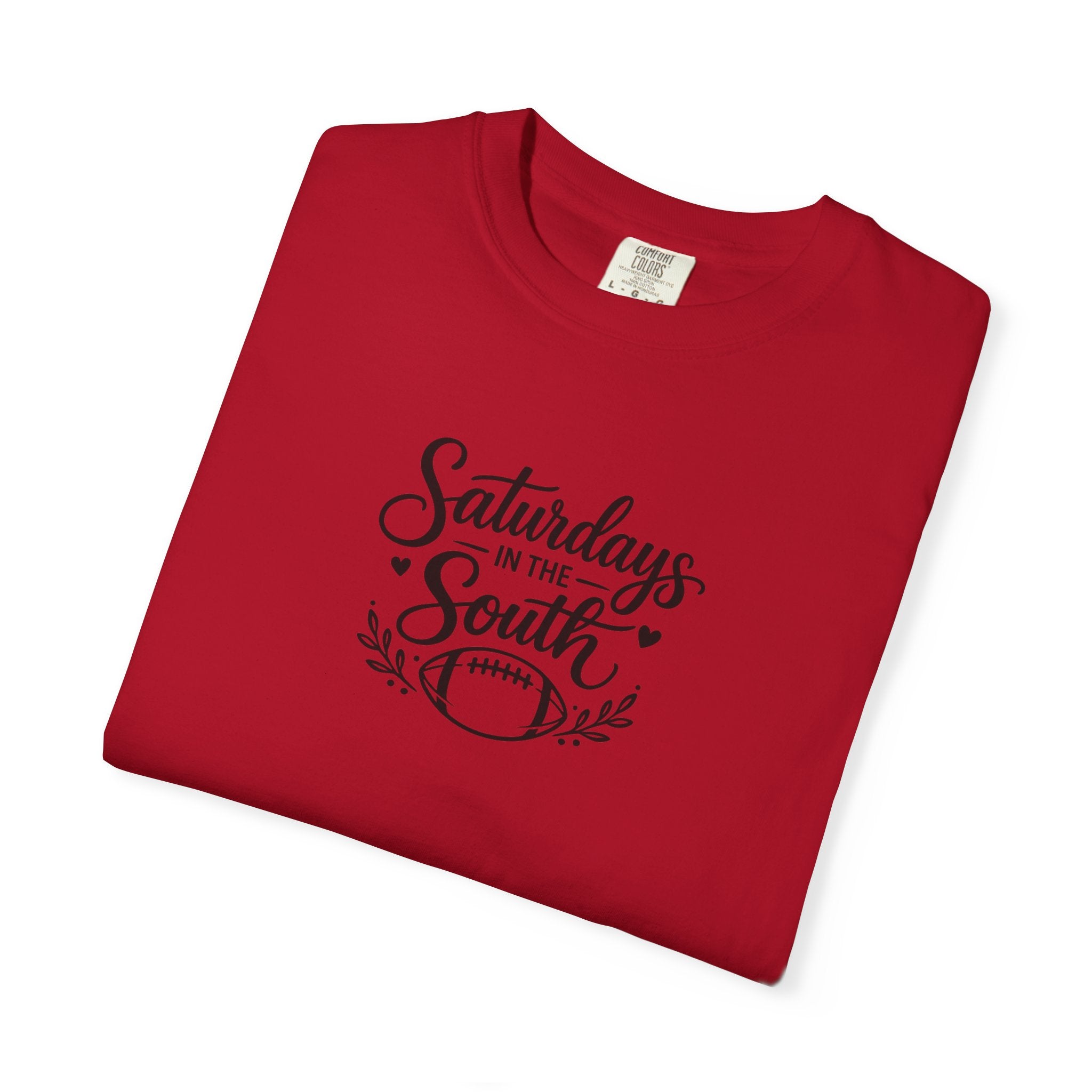 Saturdays in the South T-Shirt — Vintage Football Weekend Tee