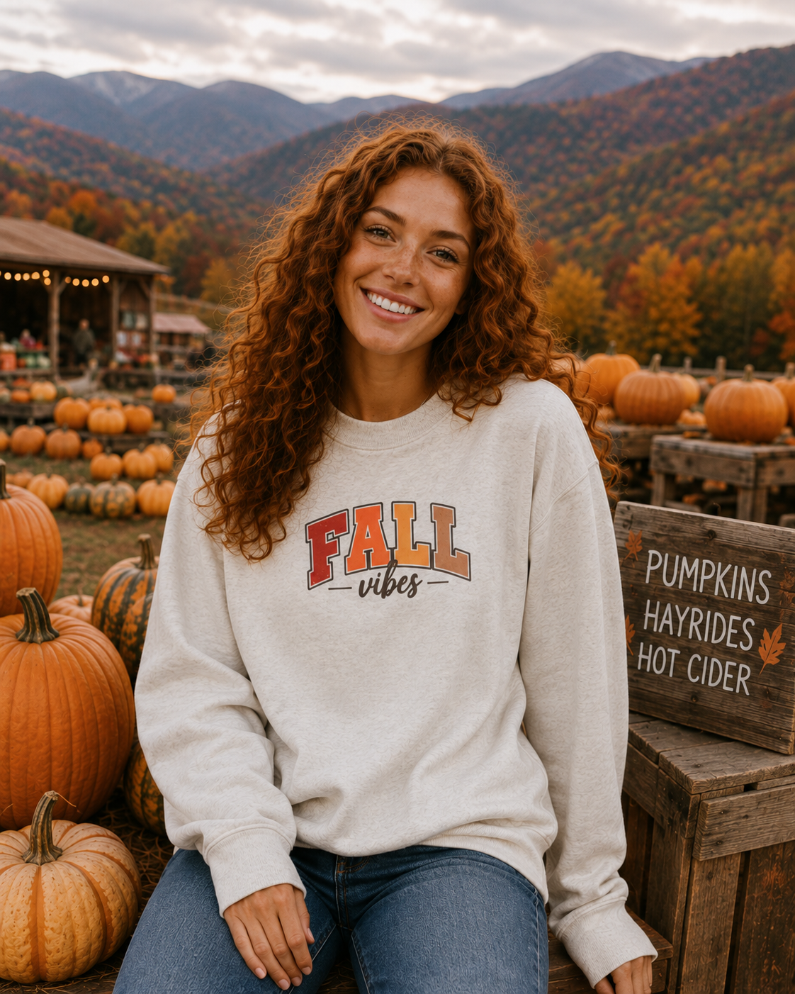 Fall Vibes Crewneck Sweatshirt