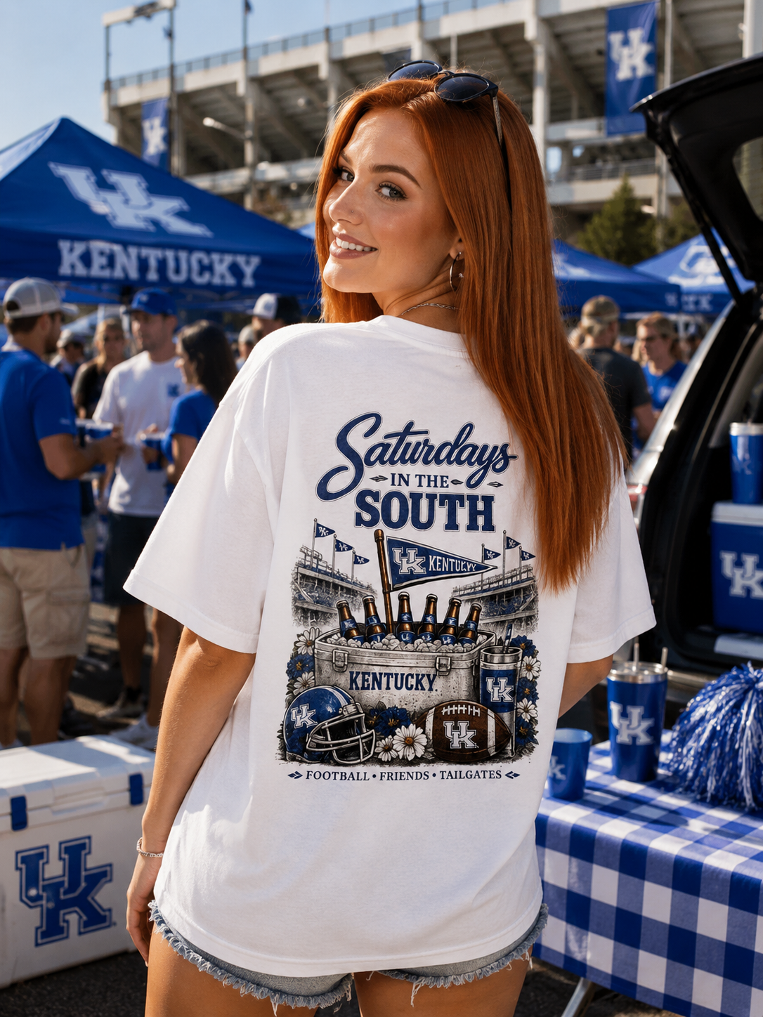Saturdays in the South Kentucky Football T-Shirt