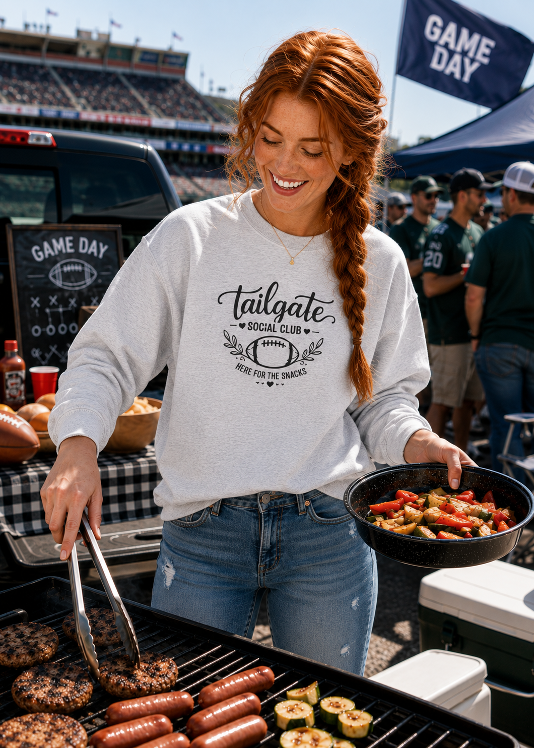 Tailgate Social Club Crewneck Sweatshirt