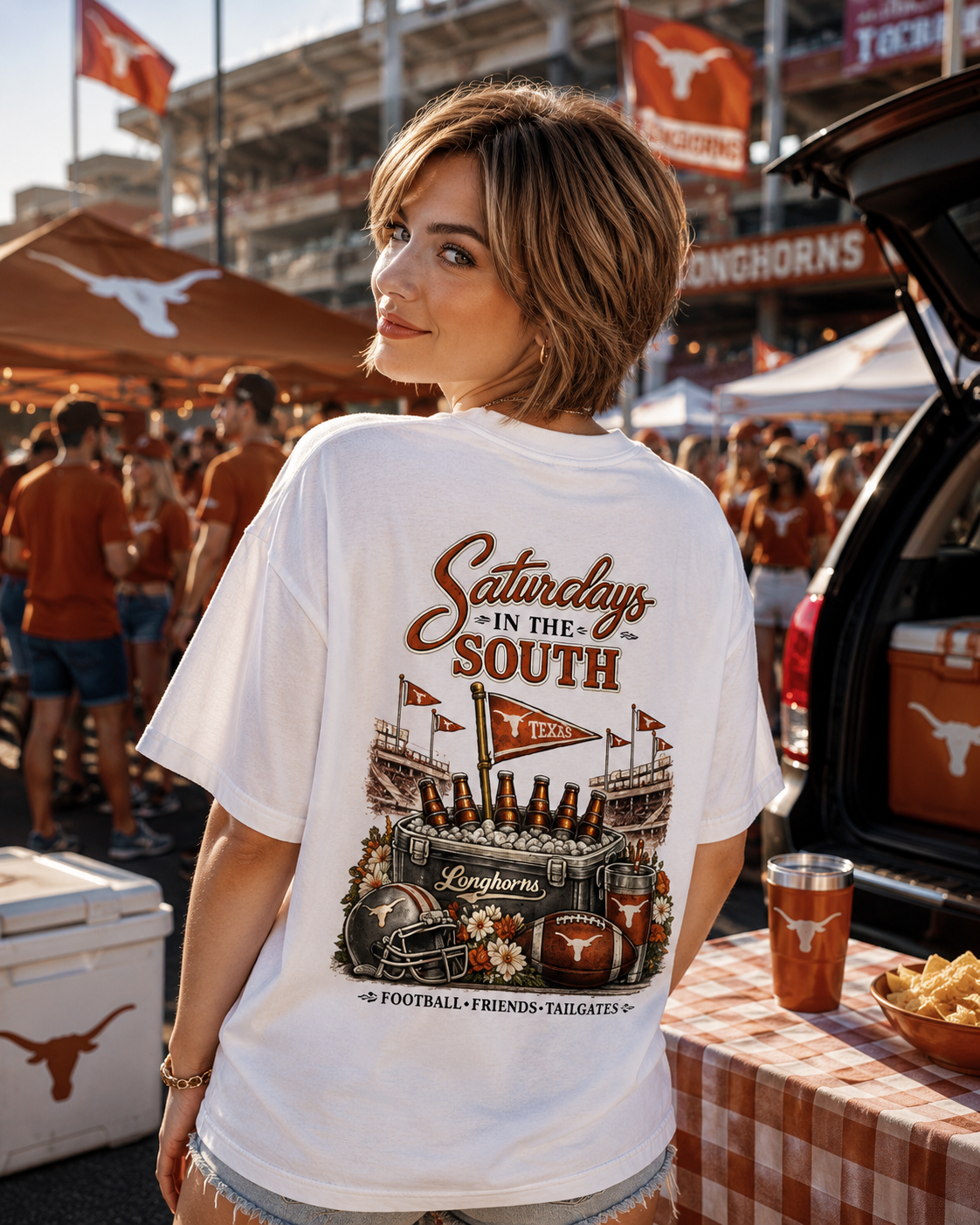 Saturdays in the South T-Shirt — Texas Longhorns Tee