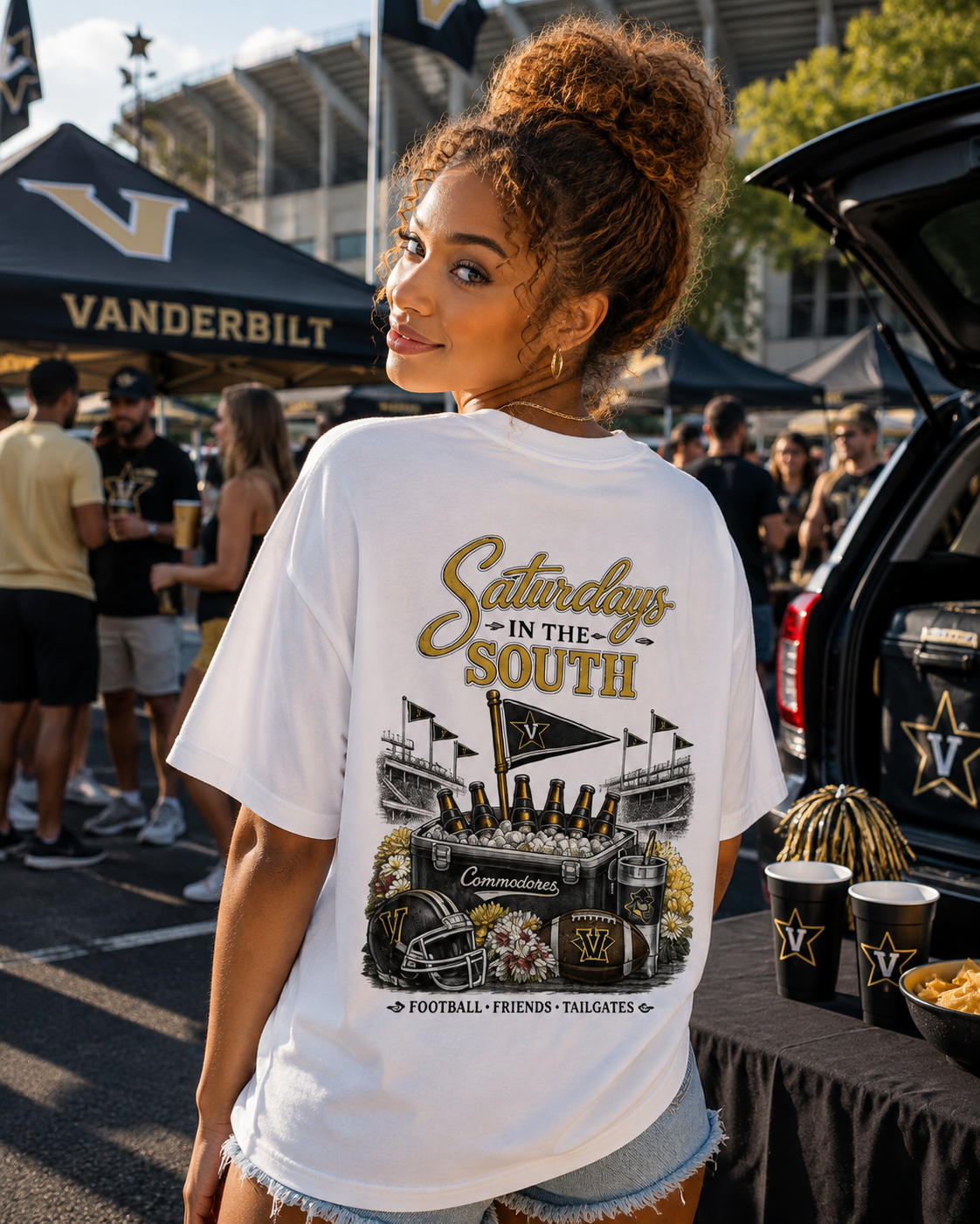 Saturdays in the South T-Shirt — Vanderbilt Football Tee