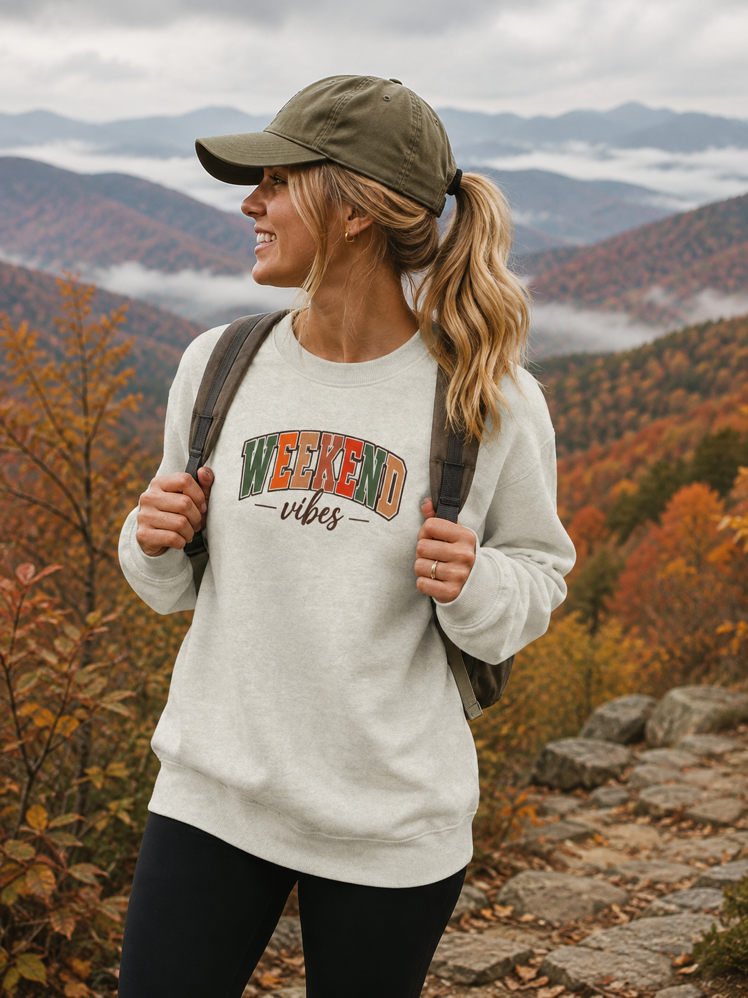 Weekend Vibes Crewneck Sweatshirt