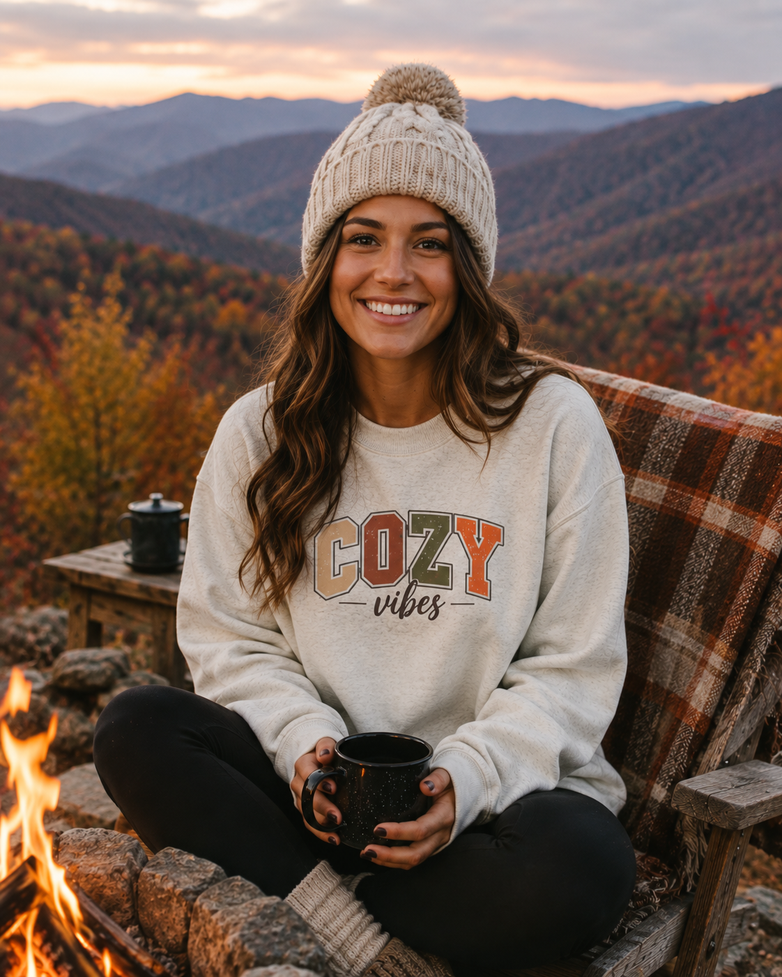 Cozy Vibes Crewneck Sweatshirt