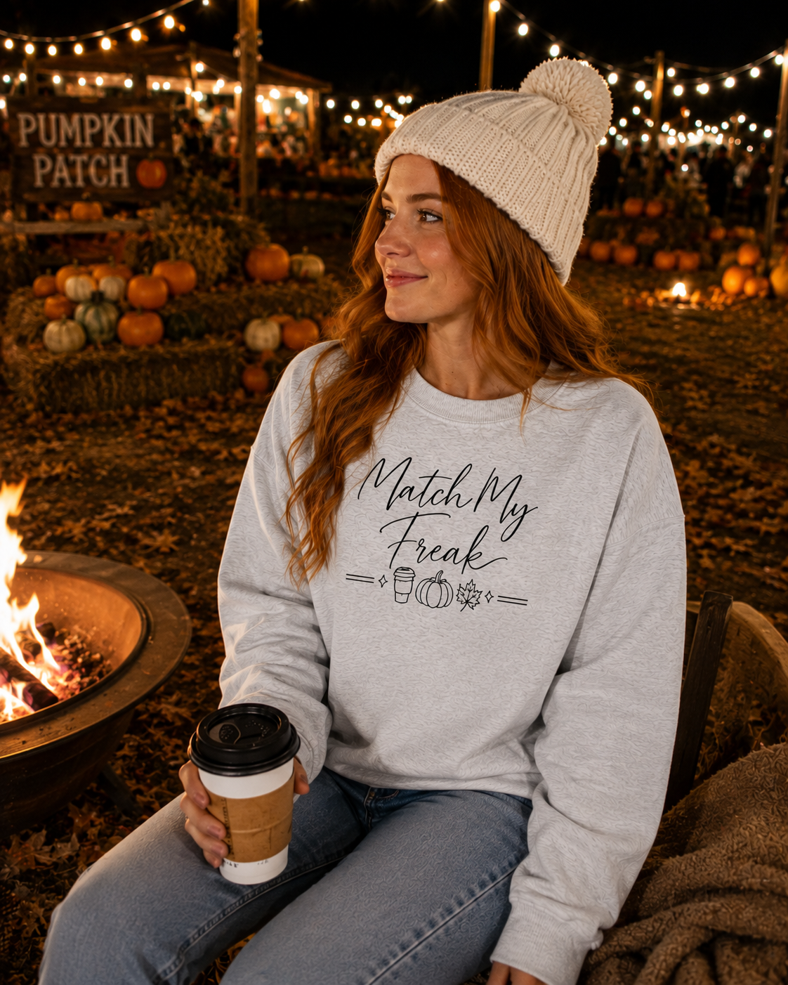 Match My Freak Crewneck Sweatshirt — Fall