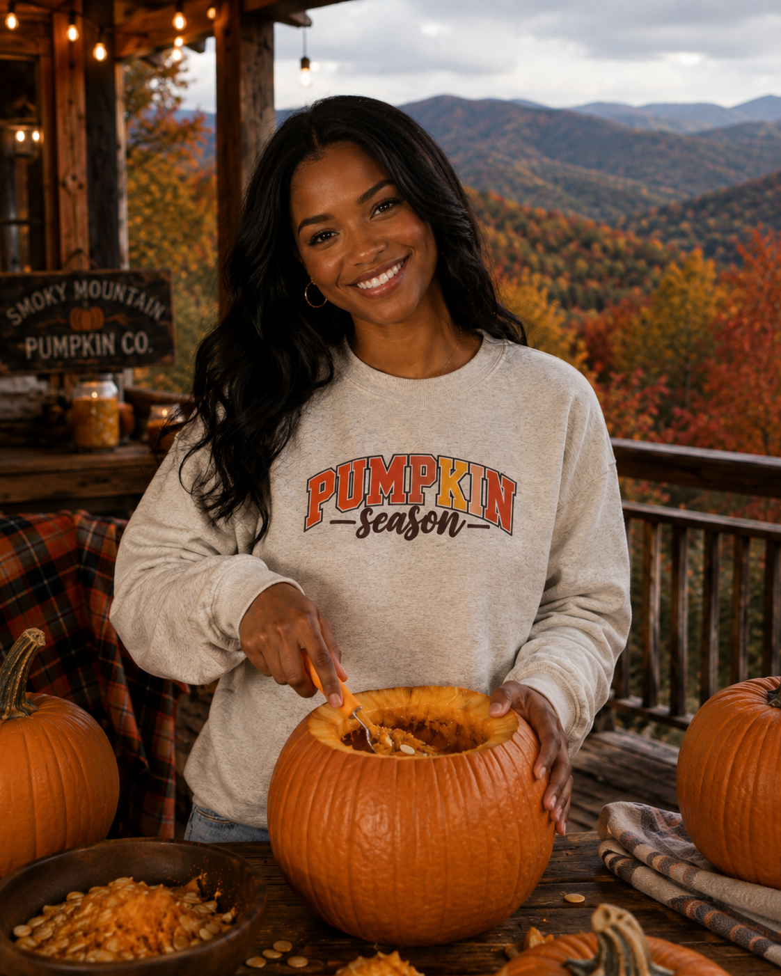 Pumpkin Season Crewneck Sweatshirt